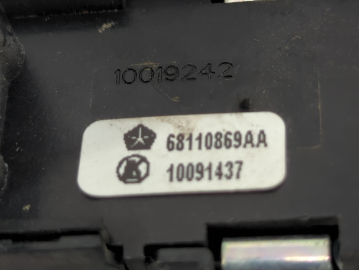 2011-2015 Dodge Grand Caravan Master Power Window Switch Replacement Driver Side Left P/N:10091437 68110869AA Fits OEM Used 