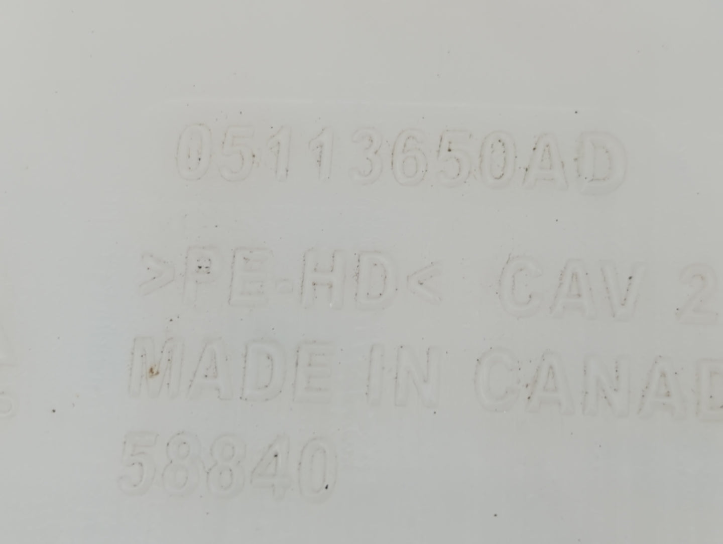 2011 Dodge Grand Caravan Windshield Washer Fluid Reservoir Bottle Oem - Oemusedautoparts1.com