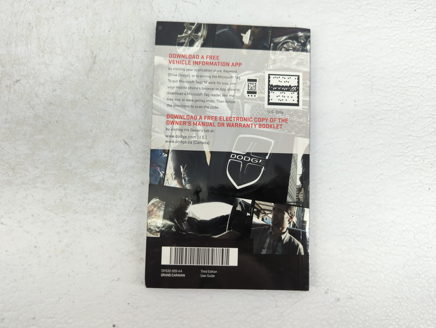 2013 Dodge Grand Caravan Owners Manual Book Guide P/N:13Y532-926-AA OEM Used Auto Parts - Oemusedautoparts1.com