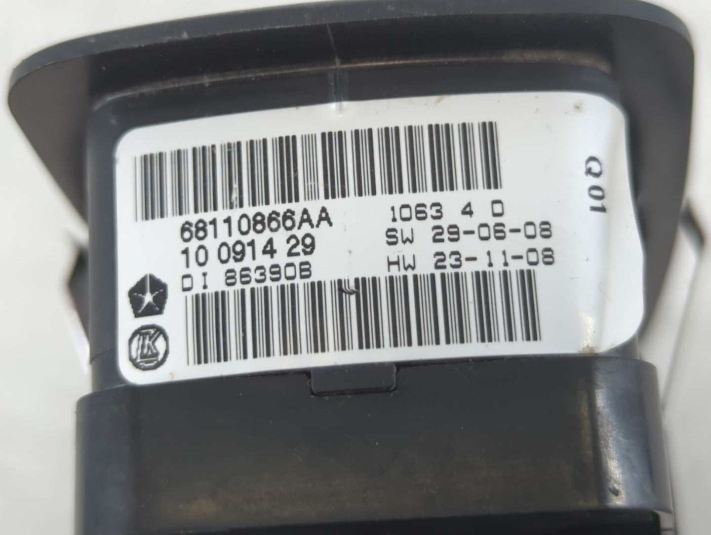 2012-2016 Dodge Grand Caravan Master Power Window Switch Replacement Driver Side Left P/N:68110866AA Fits OEM Used Auto Part