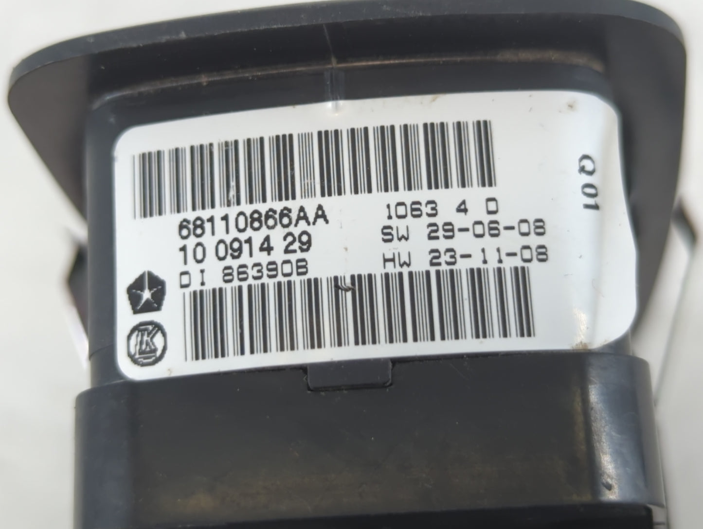 2012-2016 Dodge Grand Caravan Master Power Window Switch Replacement Driver Side Left P/N:68110866AA Fits OEM Used Auto Part