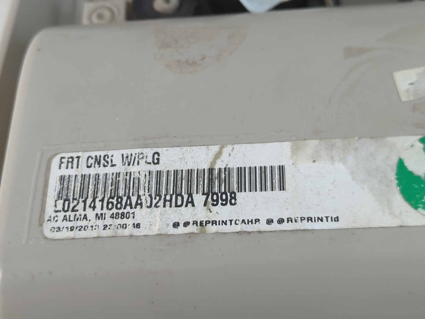 2013 Dodge Grand Caravan Overhead Roof Console Interior Dome Light - Oemusedautoparts1.com