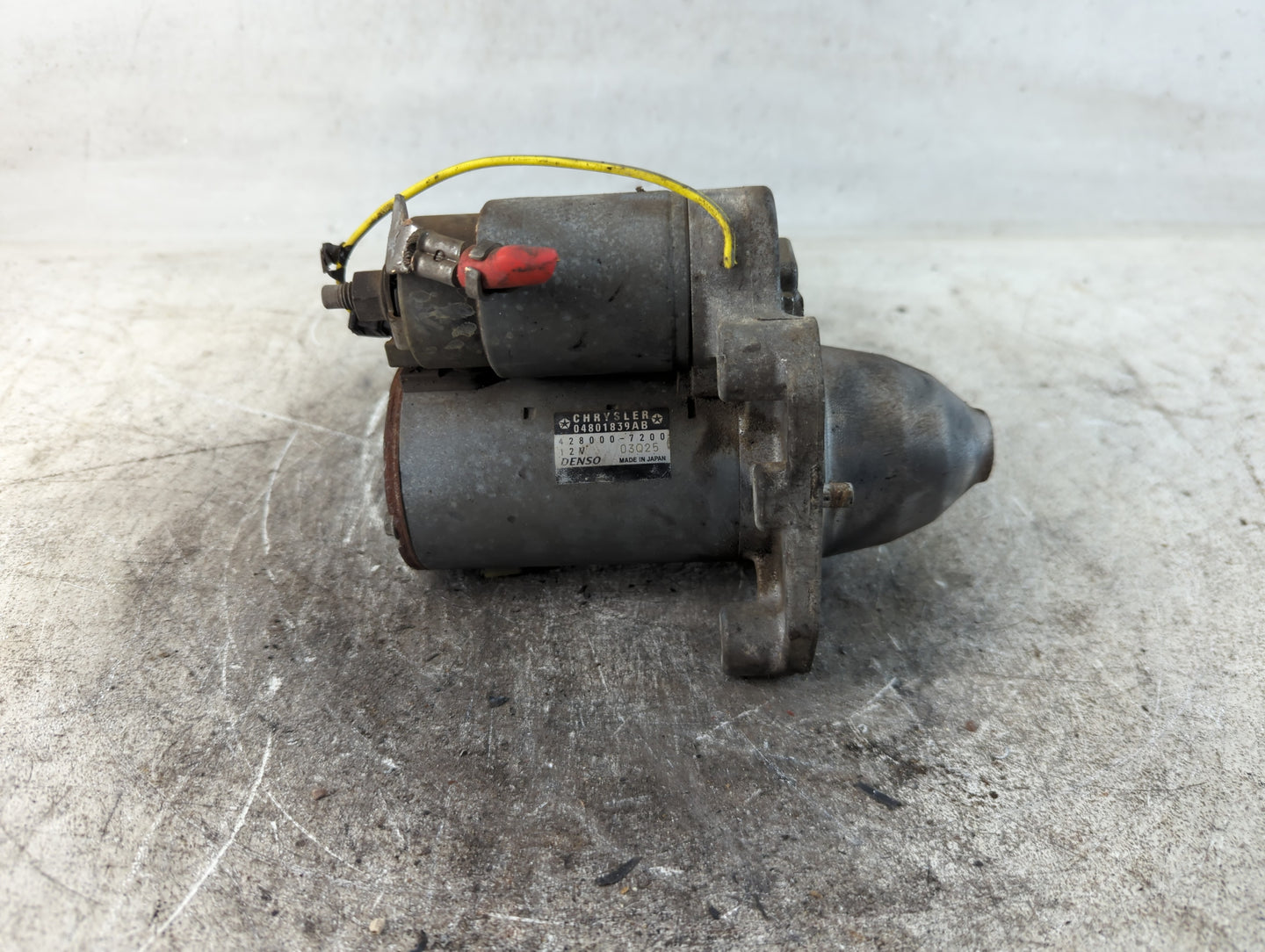 2011-2020 Dodge Grand Caravan Car Starter Motor Solenoid OEM P/N:428000-7200 04801839AB Fits OEM Used Auto Parts - Oemusedau