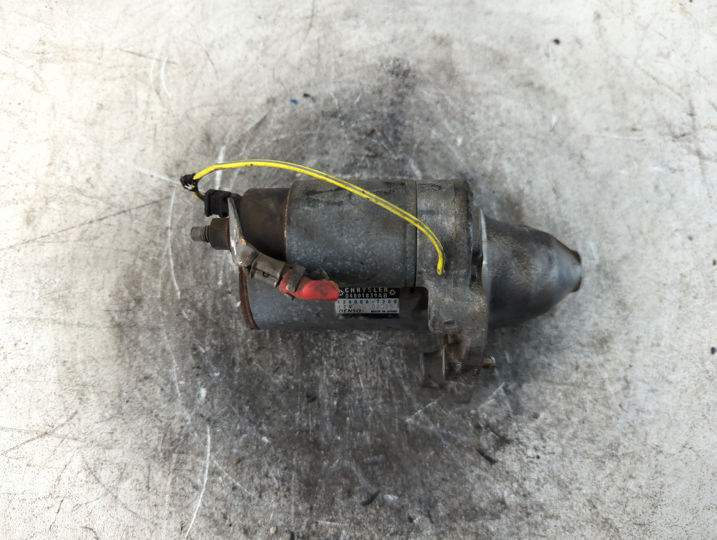 2011-2020 Dodge Grand Caravan Car Starter Motor Solenoid OEM P/N:428000-7200 04801839AB Fits OEM Used Auto Parts - Oemusedau