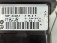 2012-2016 Dodge Grand Caravan Master Power Window Switch Replacement Driver Side Left P/N:68110870AA Fits OEM Used Auto Part