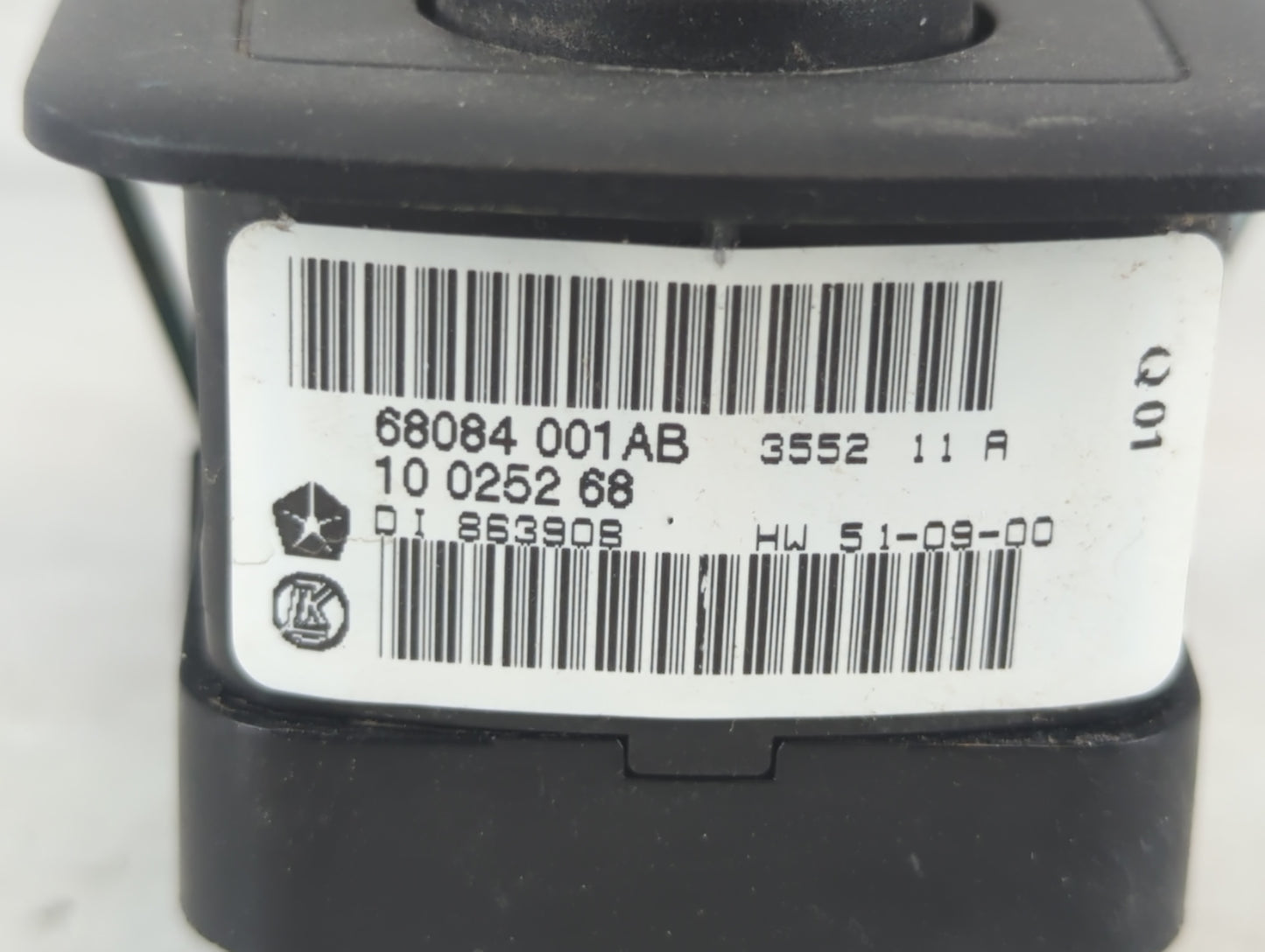 2018-2019 Dodge Journey Master Power Window Switch Replacement Driver Side Left P/N:68084001AB Fits Fits 2013 2014 2018 2019