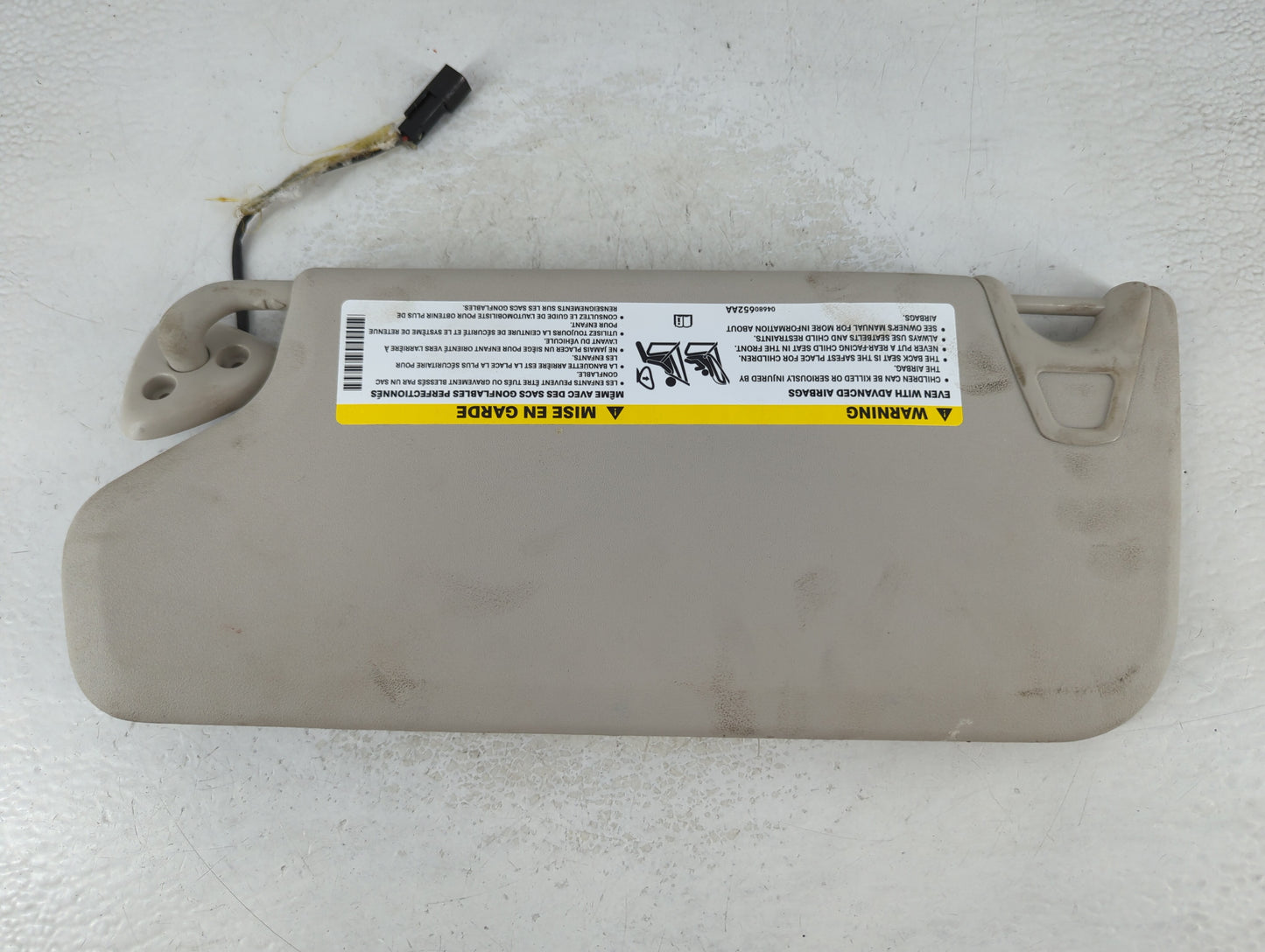 2011-2020 Dodge Journey Sun Visor Shade Replacement Passenger Right Mirror Fits OEM Used Auto Parts - Oemusedautoparts1.com