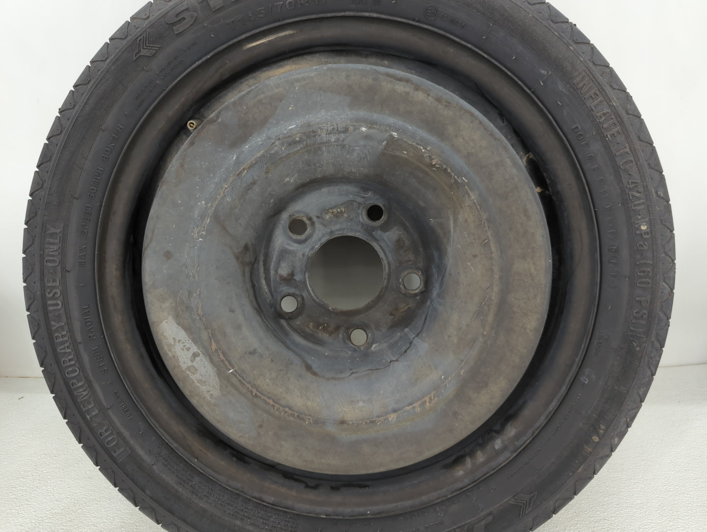 2009-2014 Dodge Journey Spare Donut Tire Wheel Rim Oem - Oemusedautoparts1.com