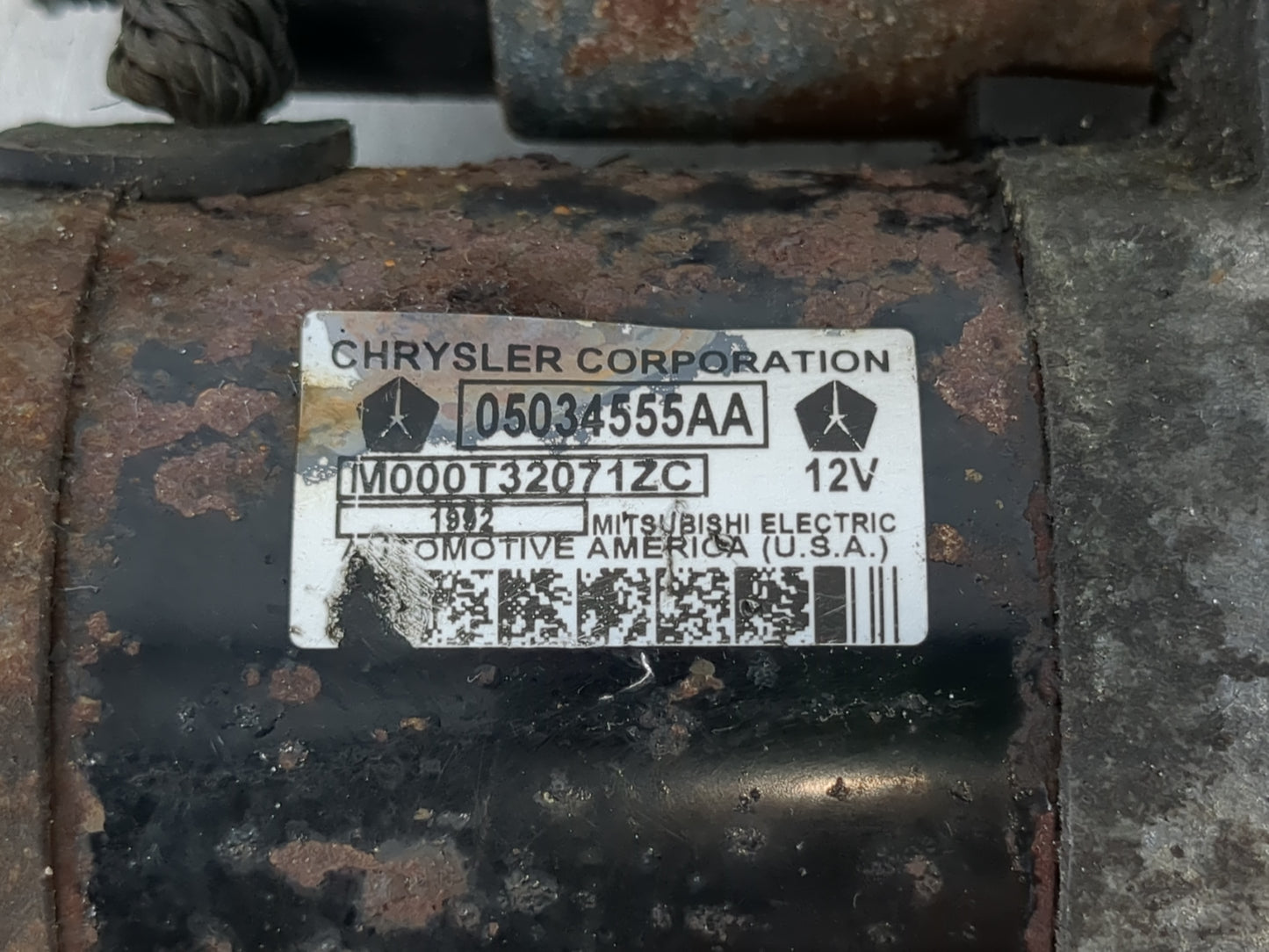 2009-2020 Dodge Journey Car Starter Motor Solenoid OEM P/N:05034555AA Fits OEM Used Auto Parts - Oemusedautoparts1.com