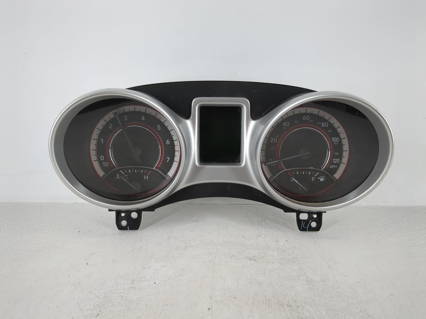 2013 Dodge Journey Instrument Cluster Speedometer Gauges P/N:05091537AD Fits OEM Used Auto Parts - Oemusedautoparts1.com