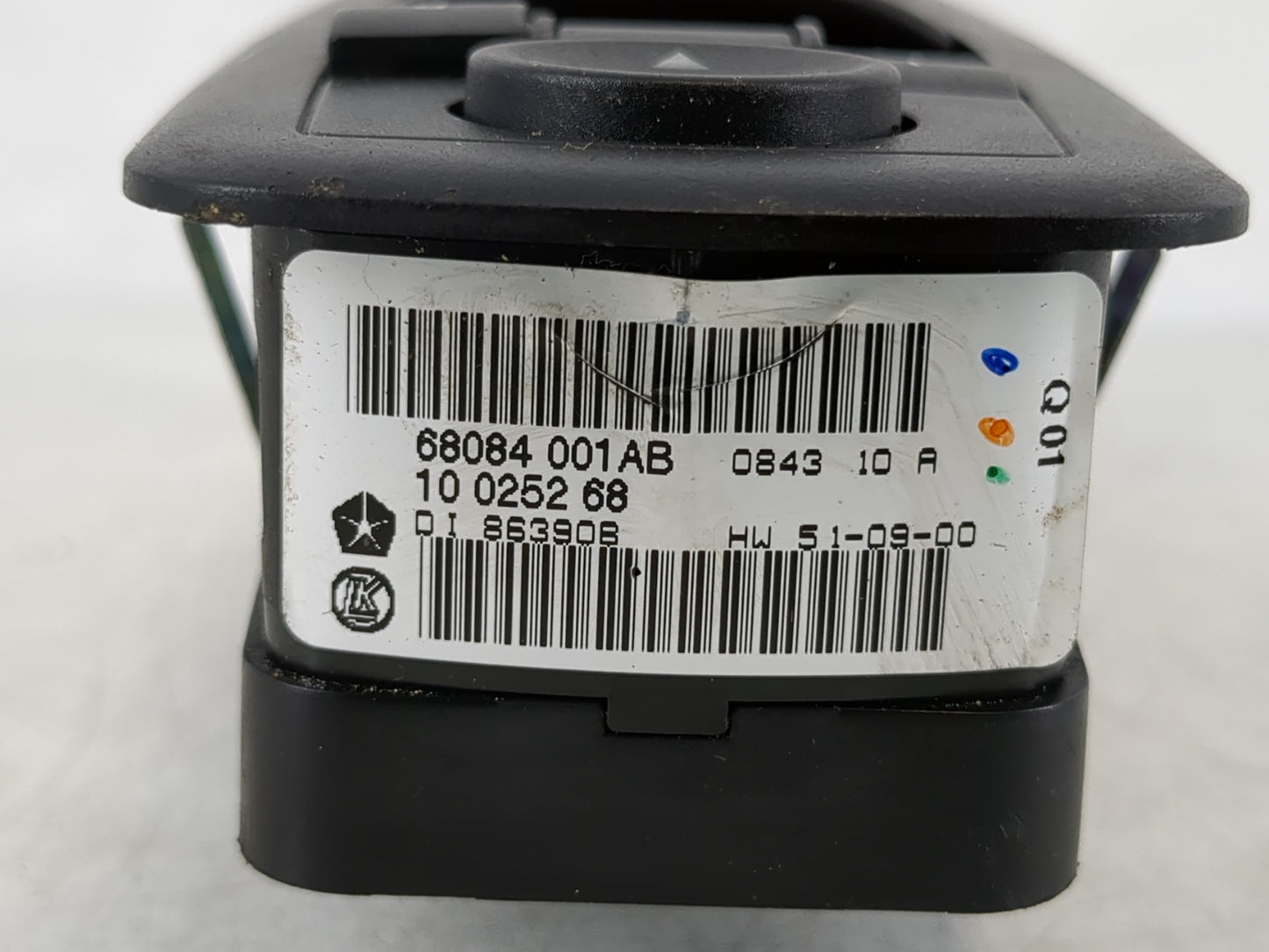 2013 Dodge Journey Master Power Window Switch Replacement Driver Side Left P/N:68084001AB Fits OEM Used Auto Parts - Oemused
