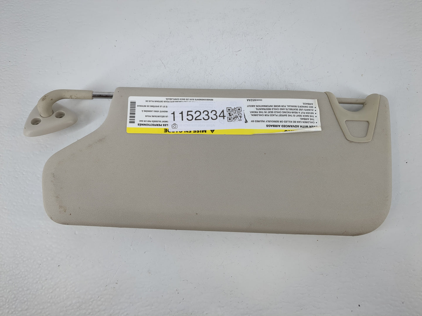 2013 Dodge Journey Sun Visor Shade Replacement Passenger Right Mirror Fits OEM Used Auto Parts - Oemusedautoparts1.com
