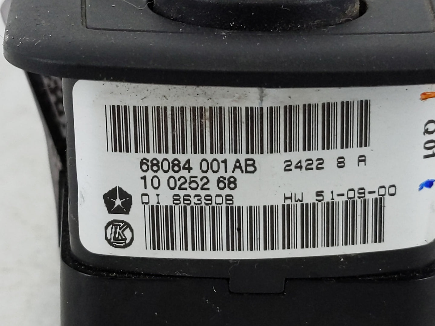 2013 Dodge Journey Master Power Window Switch Replacement Driver Side Left P/N:68084 001AB Fits OEM Used Auto Parts - Oemuse