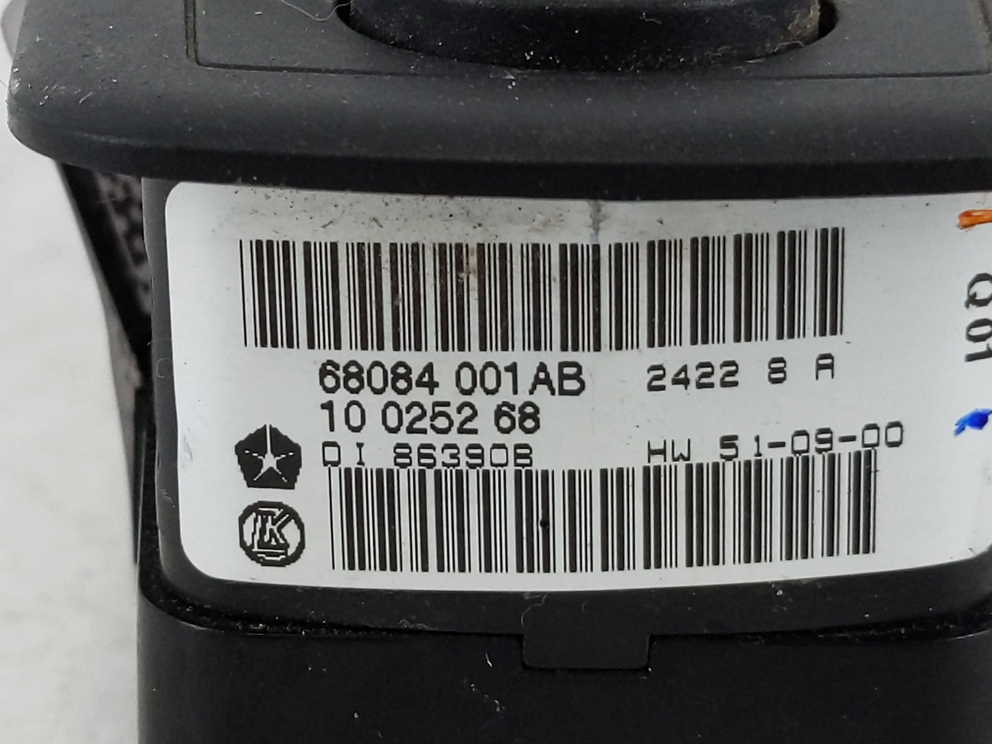 2013 Dodge Journey Master Power Window Switch Replacement Driver Side Left P/N:68084 001AB Fits OEM Used Auto Parts - Oemuse