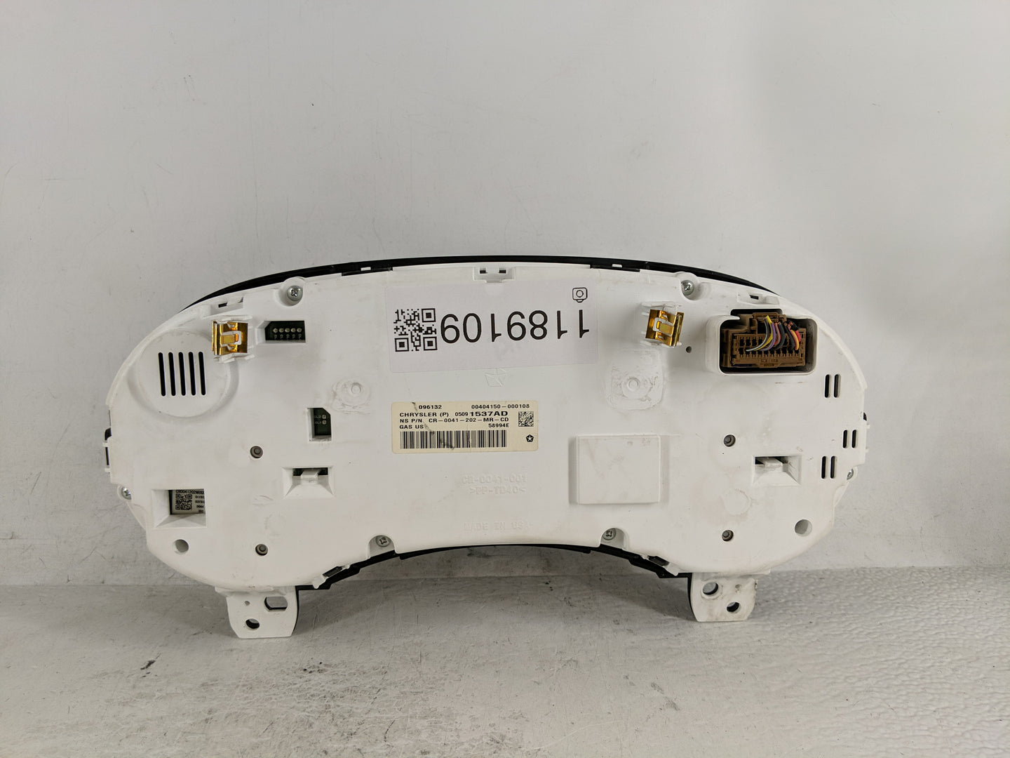 2013 Dodge Journey Instrument Cluster Speedometer Gauges P/N:05091537AD Fits OEM Used Auto Parts - Oemusedautoparts1.com