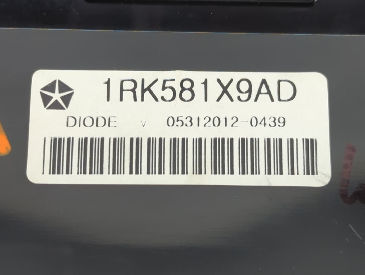 2011-2017 Dodge Journey Climate Control Module Temperature AC/Heater Replacement P/N:1RK581X9AD Fits OEM Used Auto Parts - O
