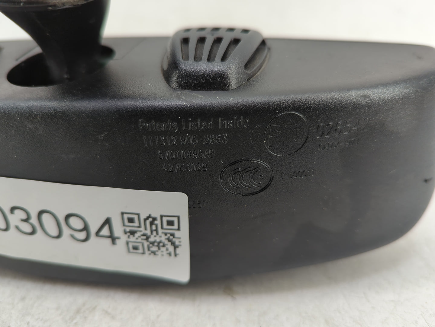 2013 Dodge Journey Interior Rear View Mirror Replacement OEM P/N:57010495AB Fits OEM Used Auto Parts - Oemusedautoparts1.com