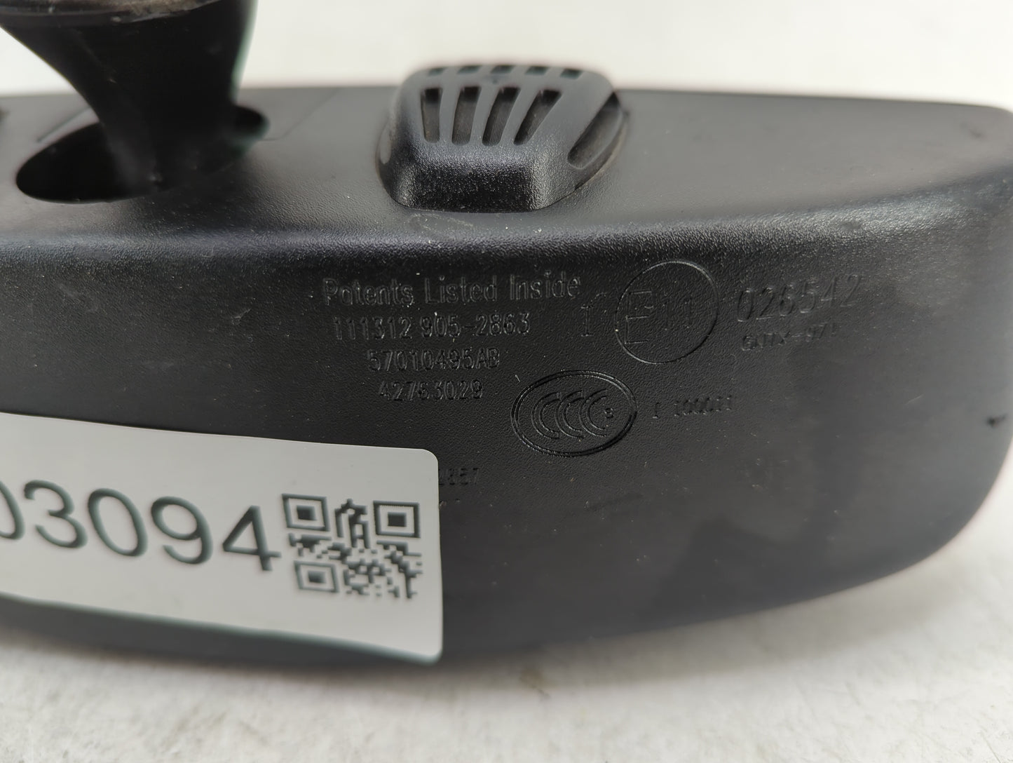 2013 Dodge Journey Interior Rear View Mirror Replacement OEM P/N:57010495AB Fits OEM Used Auto Parts - Oemusedautoparts1.com