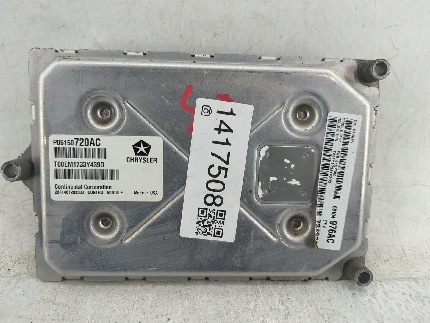 2013 Dodge Journey PCM Engine Control Computer ECU ECM PCU OEM P/N:P05150720AC Fits OEM Used Auto Parts - Oemusedautoparts1.