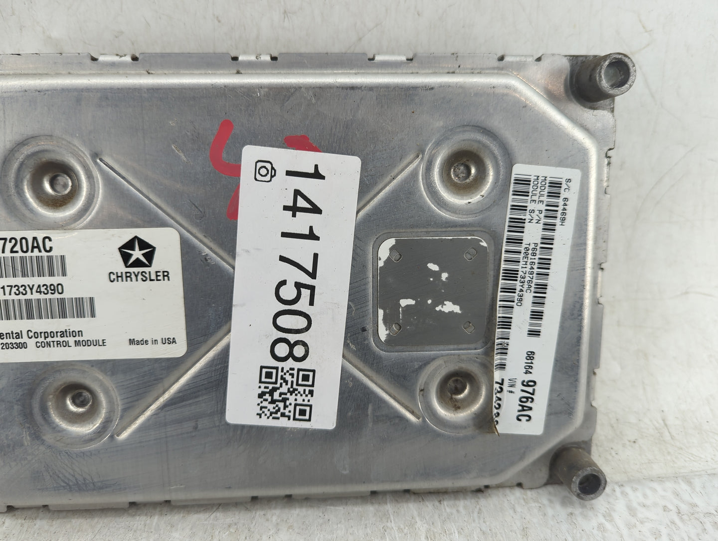 2013 Dodge Journey PCM Engine Control Computer ECU ECM PCU OEM P/N:P05150720AC Fits OEM Used Auto Parts - Oemusedautoparts1.