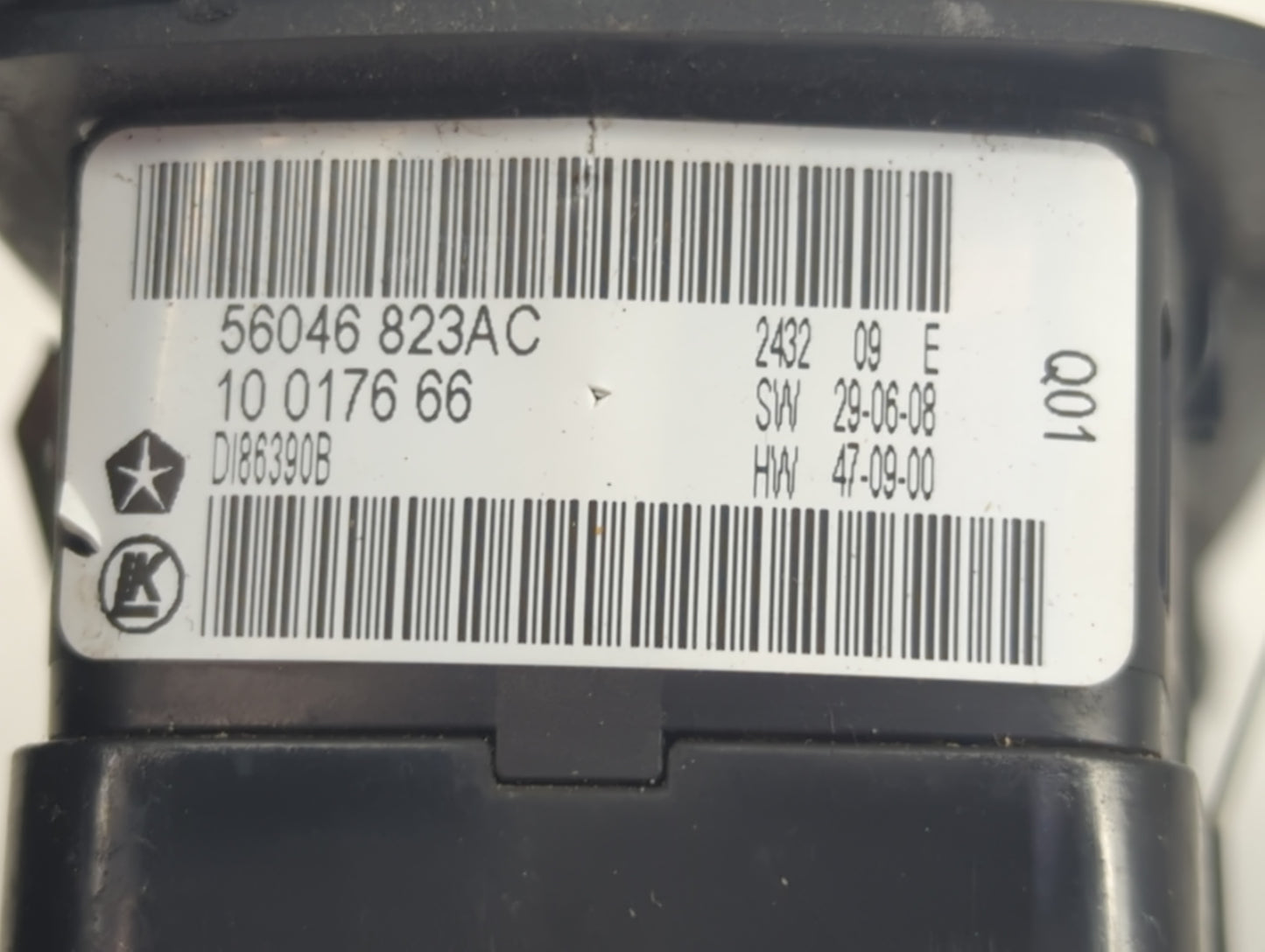 2011-2019 Dodge Journey Master Power Window Switch Replacement Driver Side Left P/N:56046823AC Fits OEM Used Auto Parts - Oe