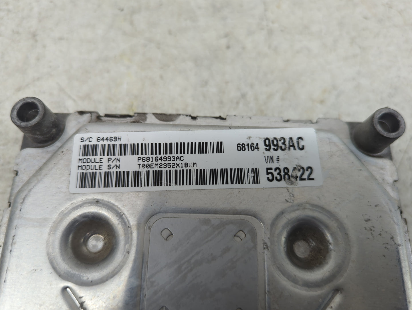 2013 Dodge Journey PCM Engine Control Computer ECU ECM PCU OEM P/N:P05150721AC P68164993AC Fits OEM Used Auto Parts - Oemuse