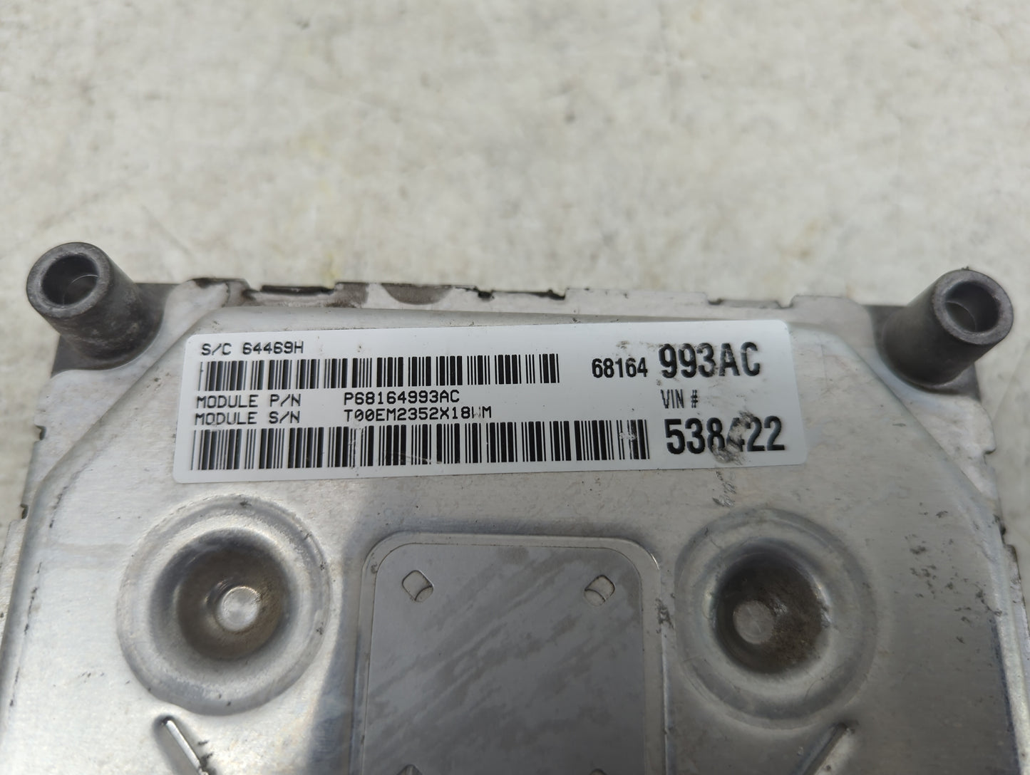 2013 Dodge Journey PCM Engine Control Computer ECU ECM PCU OEM P/N:P05150721AC P68164993AC Fits OEM Used Auto Parts - Oemuse