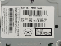 2013 Dodge Journey Radio AM FM Cd Player Receiver Replacement P/N:P05091366AI CQ-ZC02E1GXD Fits OEM Used Auto Parts - Oemuse