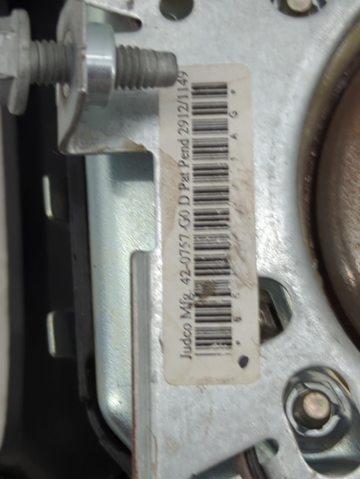 2013 Dodge Journey Air Bag Driver Left Steering Wheel Mounted P/N:P1SL29DX9AD 42-0757 Fits OEM Used Auto Parts - Oemusedauto