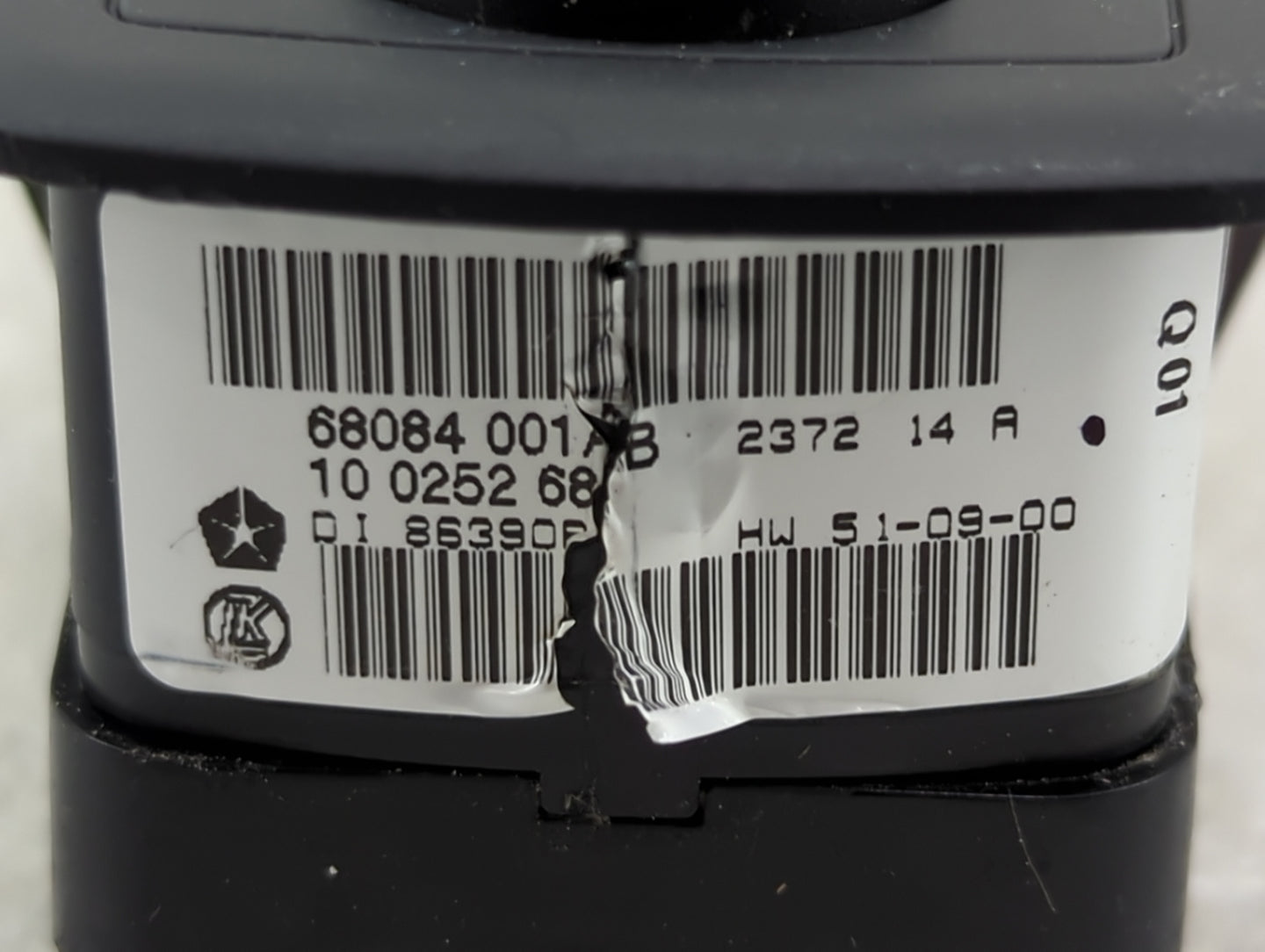 2018-2019 Dodge Journey Master Power Window Switch Replacement Driver Side Left P/N:68084001AB Fits Fits 2013 2014 2018 2019