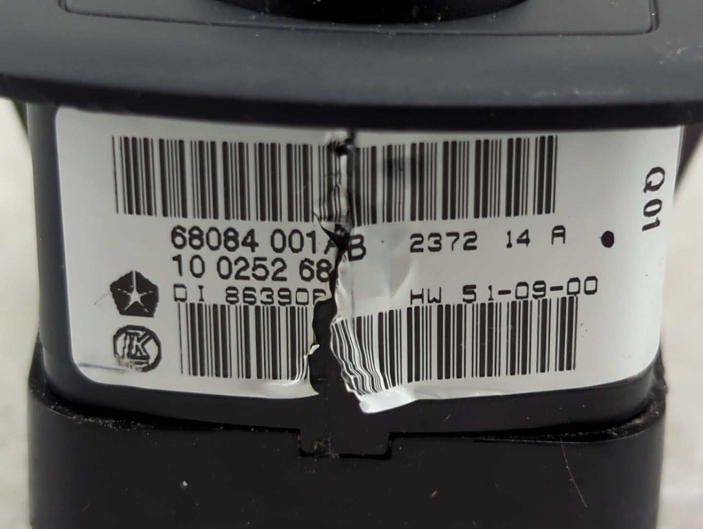 2018-2019 Dodge Journey Master Power Window Switch Replacement Driver Side Left P/N:68084001AB Fits Fits 2013 2014 2018 2019