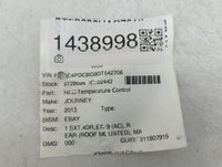 2011-2020 Dodge Journey Climate Control Module Temperature AC/Heater Replacement P/N:55111723AE HH2A00 Fits OEM Used Auto Pa