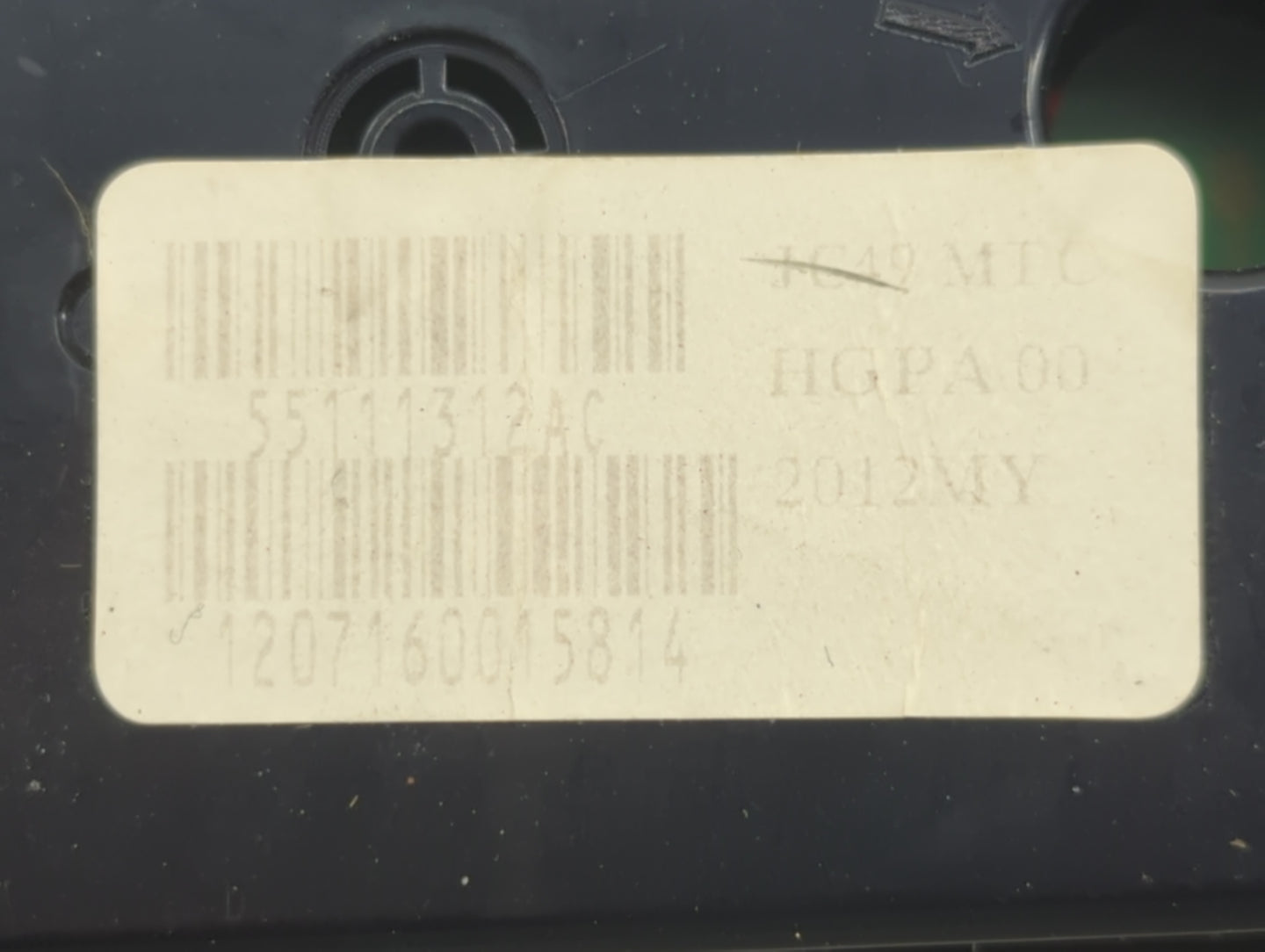 2011-2020 Dodge Journey Climate Control Module Temperature AC/Heater Replacement P/N:55111312AC Fits OEM Used Auto Parts - O