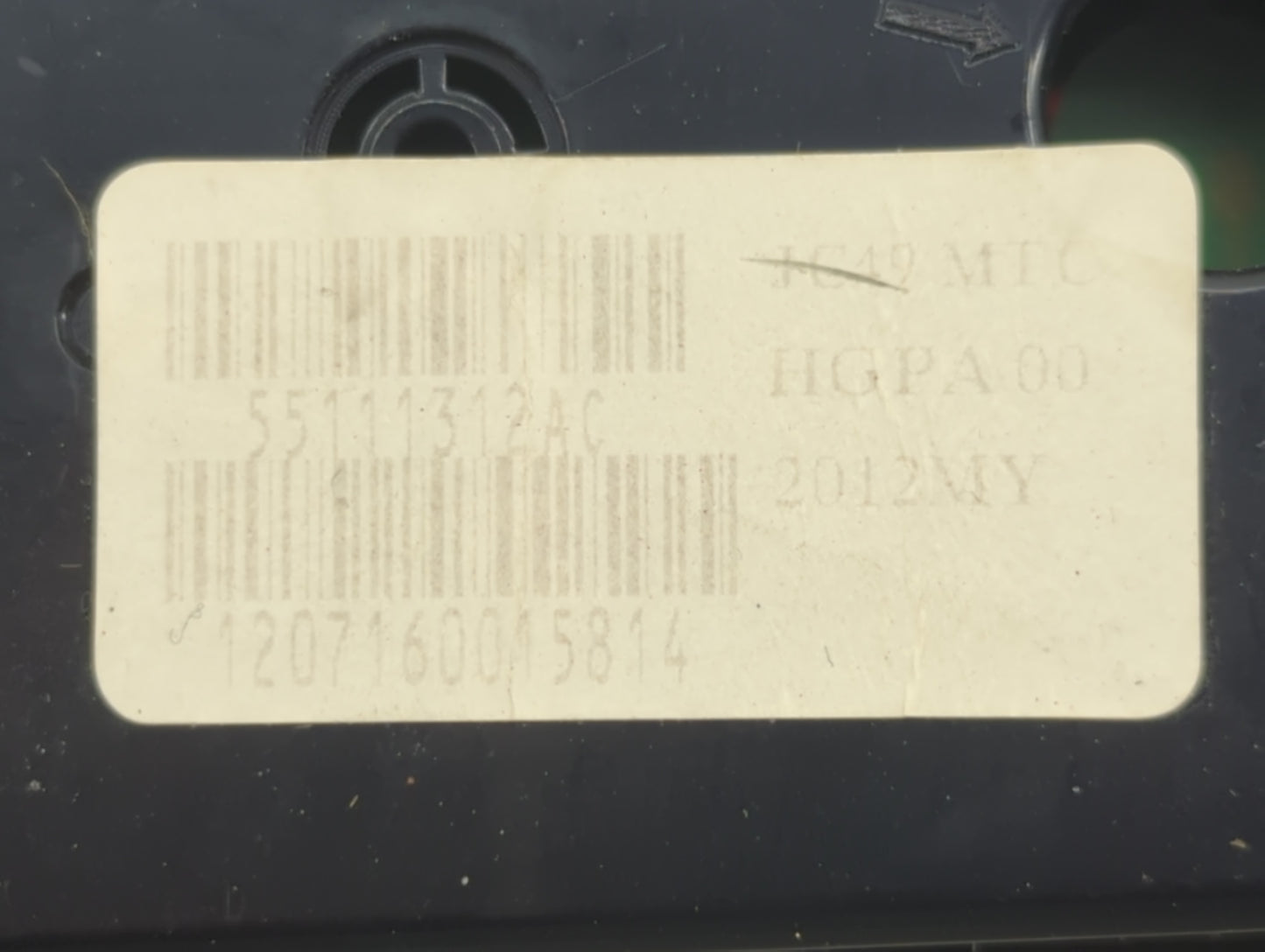 2011-2020 Dodge Journey Climate Control Module Temperature AC/Heater Replacement P/N:55111312AC Fits OEM Used Auto Parts - O