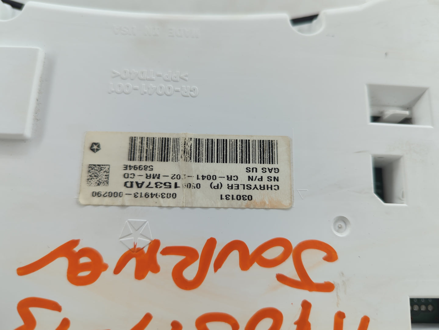 2013 Dodge Journey Instrument Cluster Speedometer Gauges P/N:P05091537AD CR-0041-02-MR-CD, CR-0041-001 Miles:122K Fits OEM U