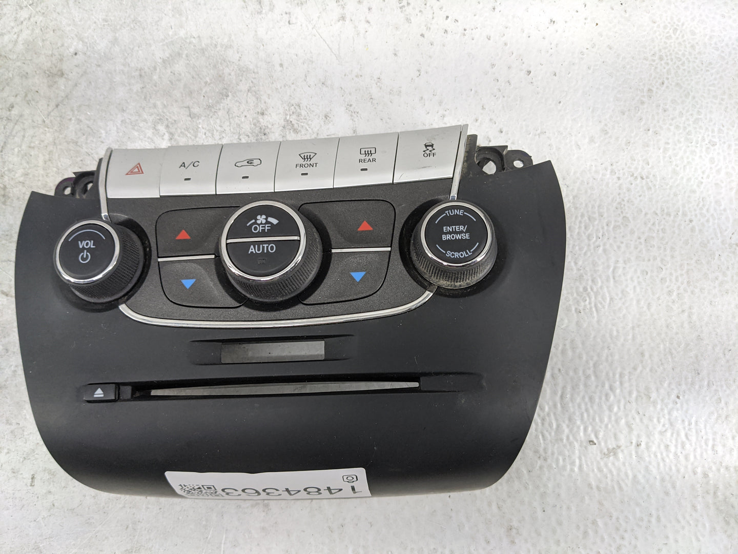 2013 Dodge Journey Climate Control Module Temperature AC/Heater Replacement P/N:1RK591X9AD Fits OEM Used Auto Parts - Oemuse