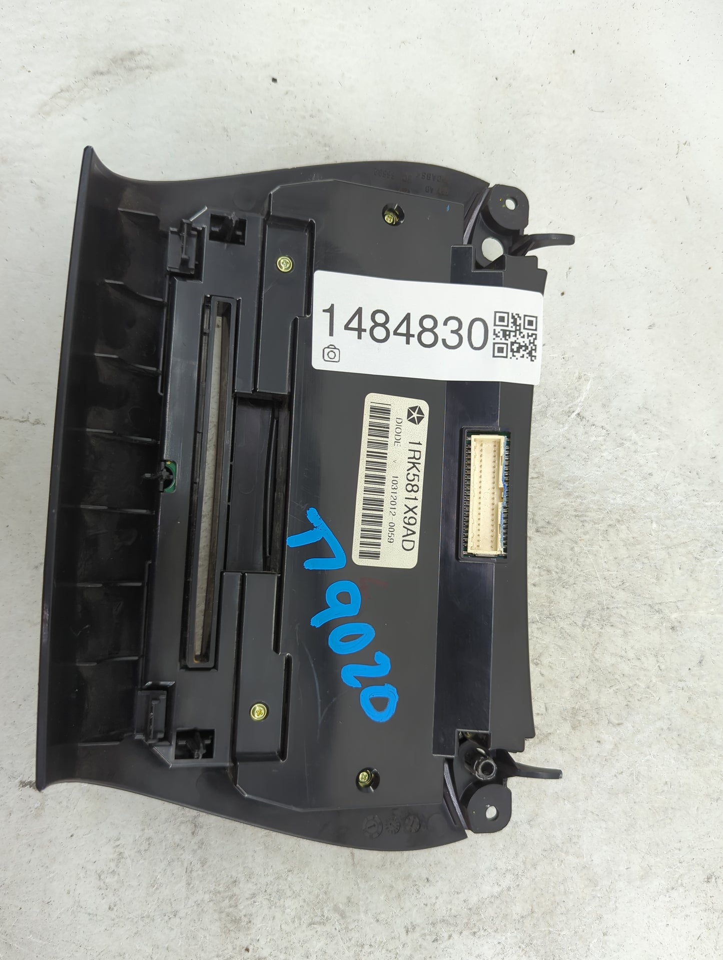 2011-2017 Dodge Journey Climate Control Module Temperature AC/Heater Replacement P/N:1RK581X9AD Fits OEM Used Auto Parts - O