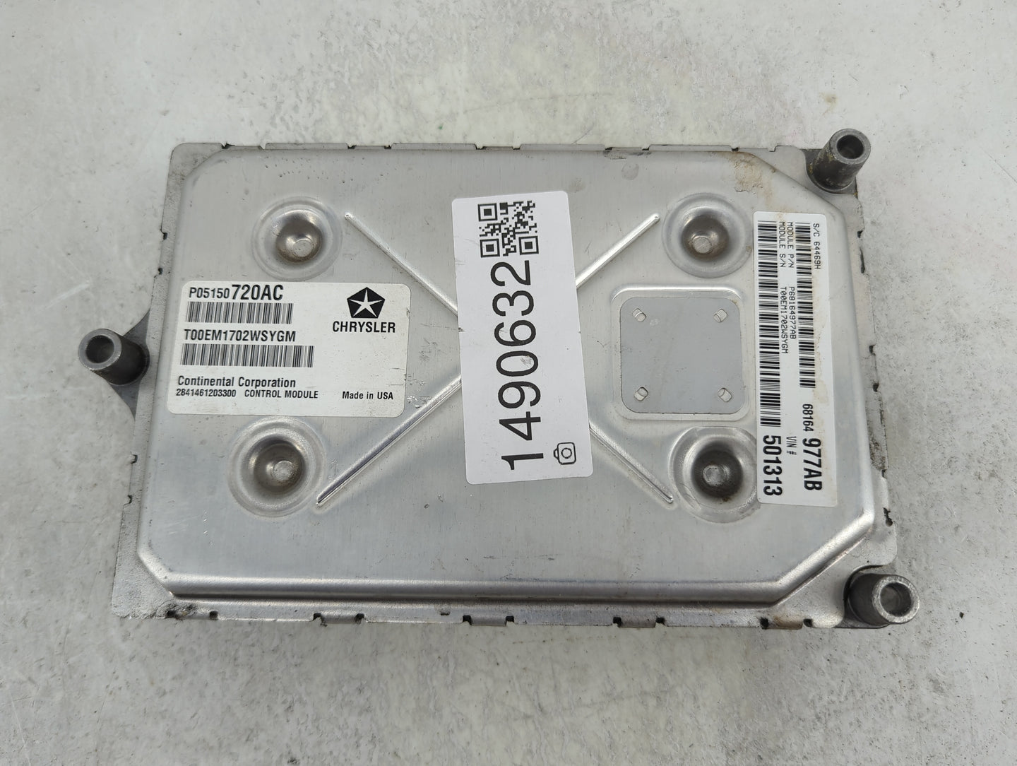 2013 Dodge Journey PCM Engine Control Computer ECU ECM PCU OEM P/N:P05150720AC T00EM1702WSYGM Fits OEM Used Auto Parts - Oem