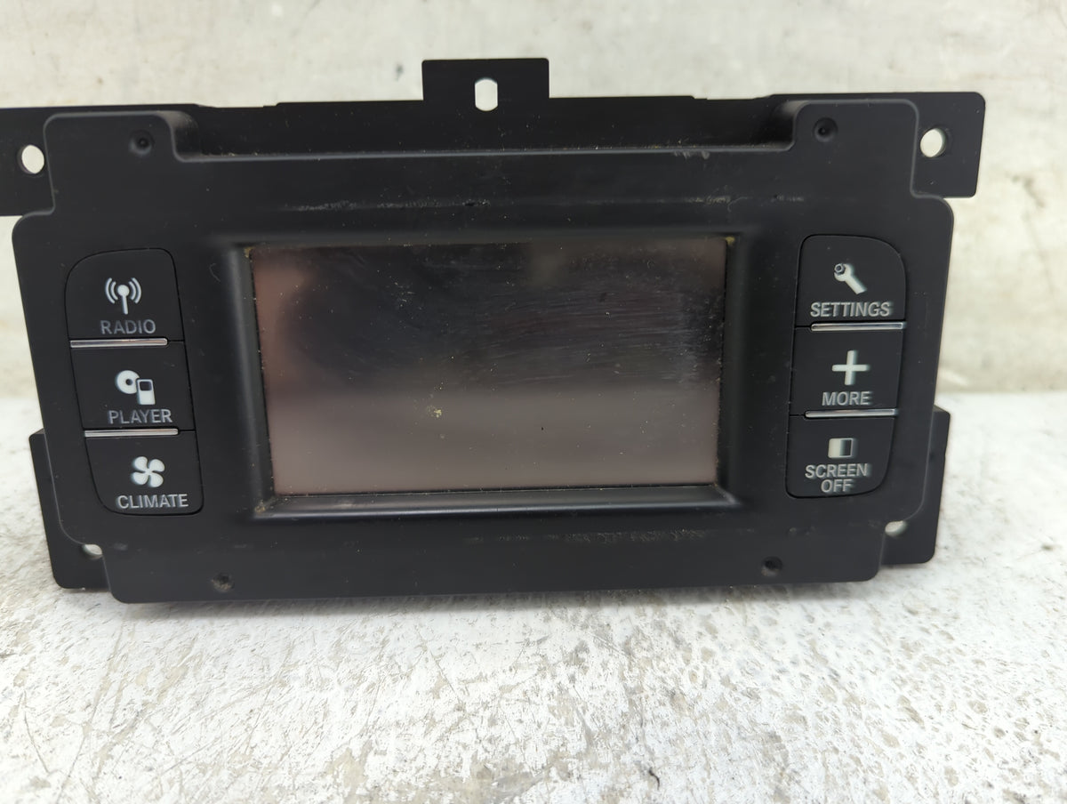 2013 Dodge Journey Information Radio Display Screen 1504820 - Oemusedautoparts1.com
