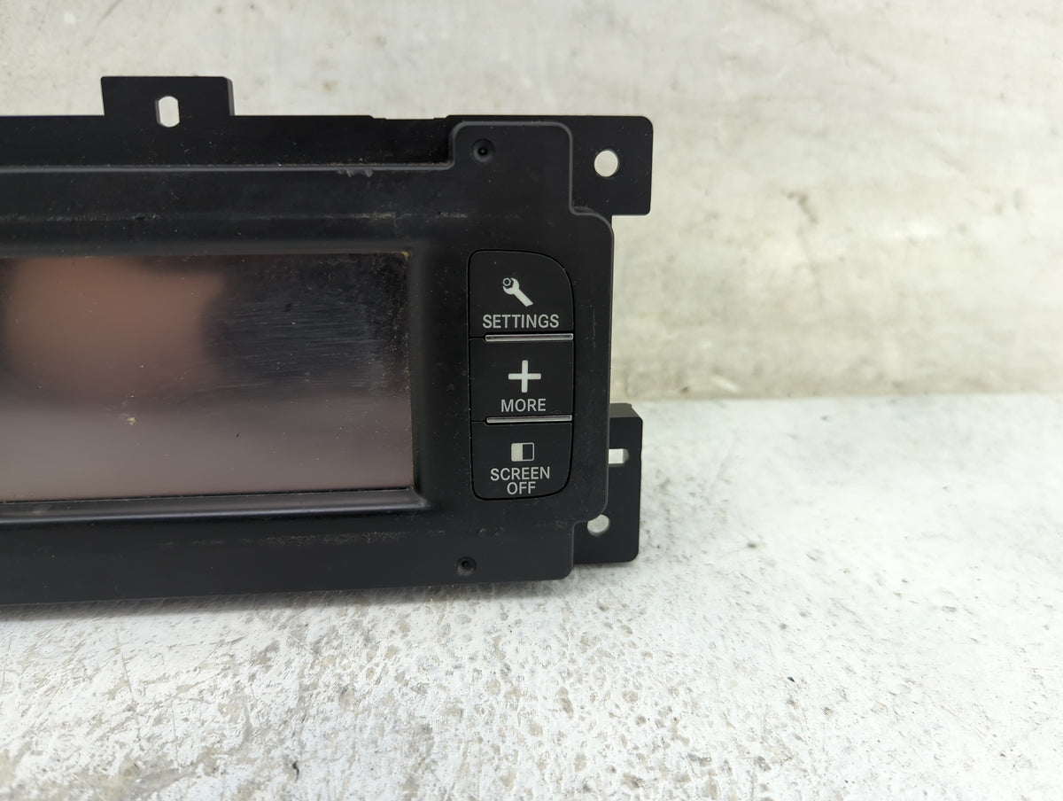 2013 Dodge Journey Information Radio Display Screen 1504820 - Oemusedautoparts1.com