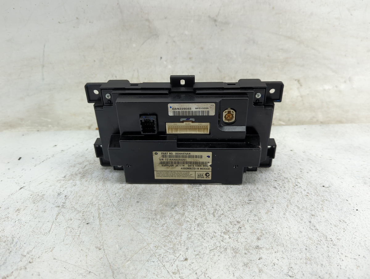2013 Dodge Journey Information Radio Display Screen 1504820 - Oemusedautoparts1.com
