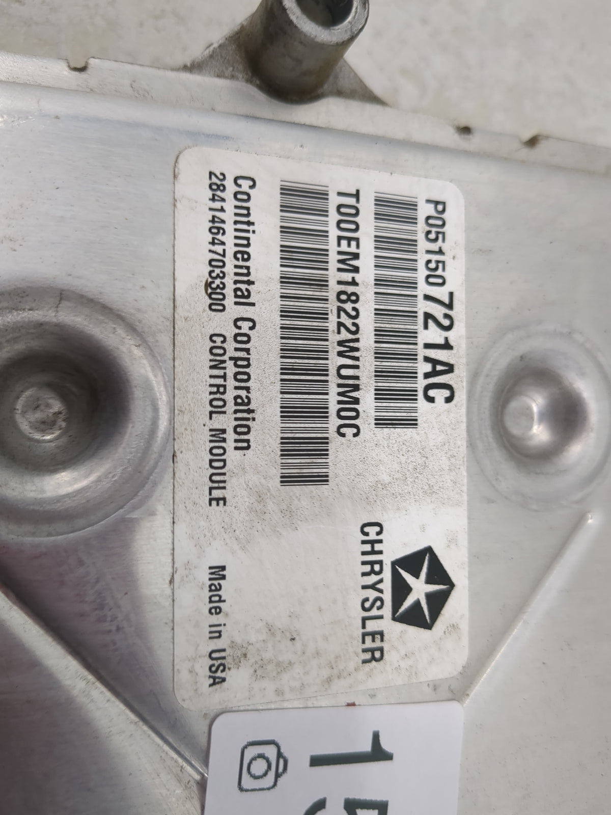2013 Dodge Journey PCM Engine Control Computer ECU ECM PCU OEM P/N:P05150721AC P68164993AC OEM Used Auto Parts - Oemusedauto