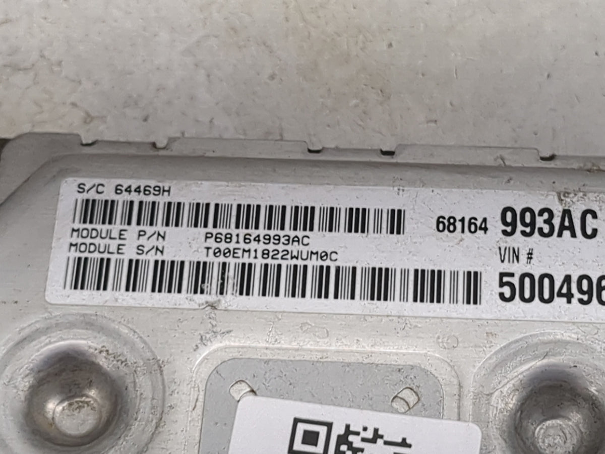 2013 Dodge Journey PCM Engine Control Computer ECU ECM PCU OEM P/N:P05150721AC P68164993AC OEM Used Auto Parts - Oemusedauto
