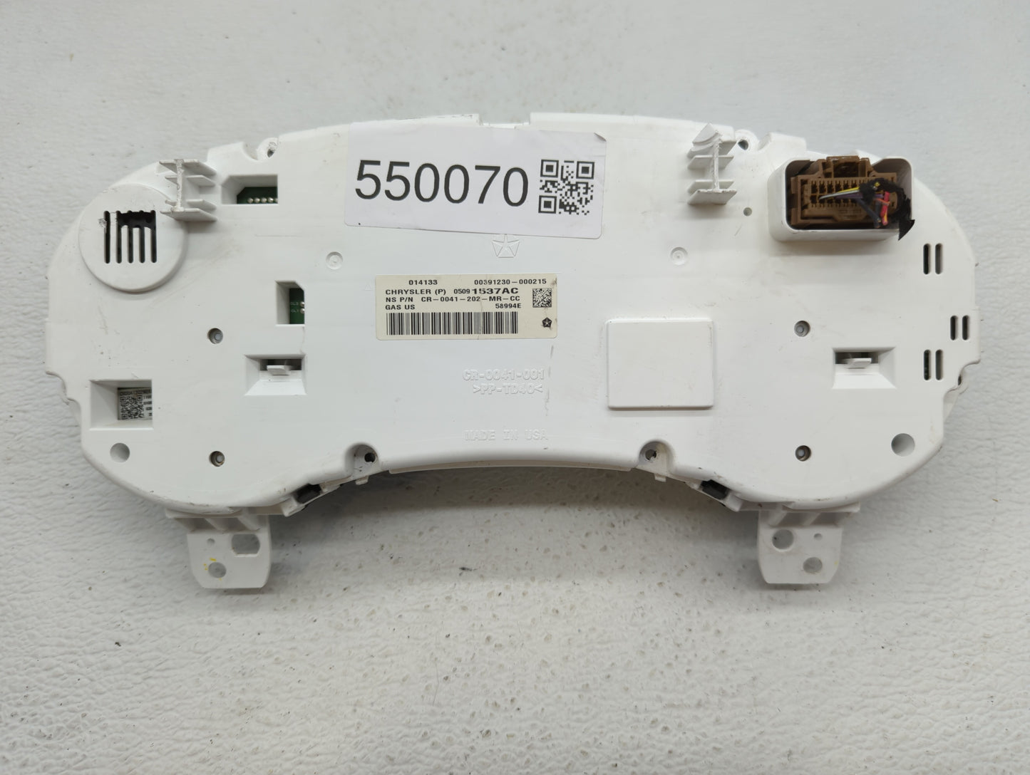2013 Dodge Journey Instrument Cluster Speedometer Gauges P/N:05091537AC 05091537AB Fits OEM Used Auto Parts - Oemusedautopar