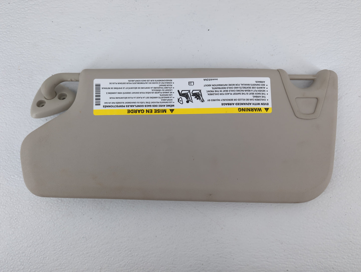 2013 Dodge Journey Sun Visor Shade Replacement Passenger Right Mirror Fits OEM Used Auto Parts - Oemusedautoparts1.com