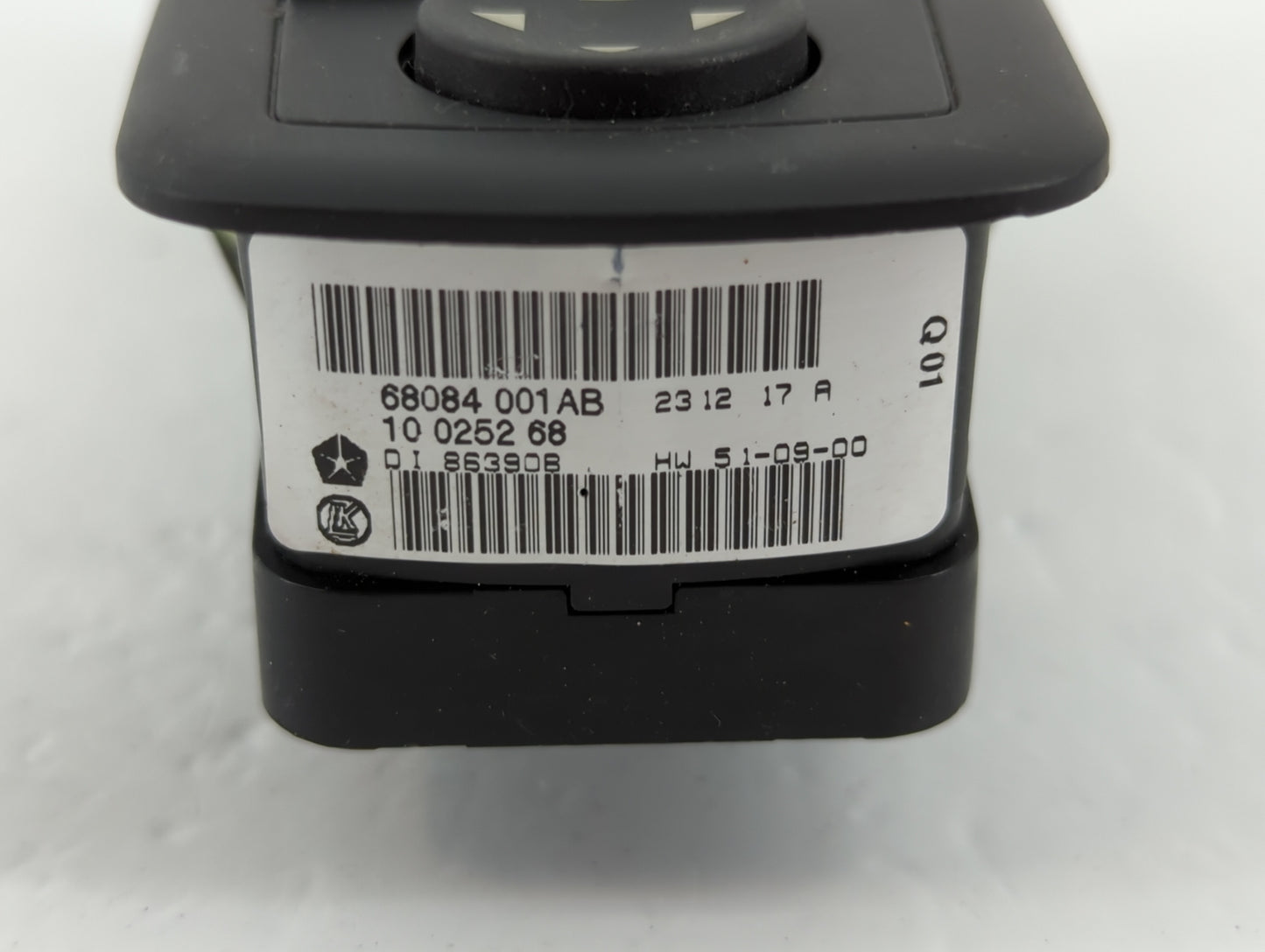 2013 Dodge Journey Master Power Window Switch Replacement Driver Side Left P/N:68084001AB Fits OEM Used Auto Parts - Oemused