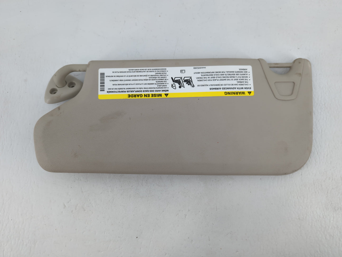 2013 Dodge Journey Sun Visor Shade Replacement Passenger Right Mirror Fits OEM Used Auto Parts - Oemusedautoparts1.com