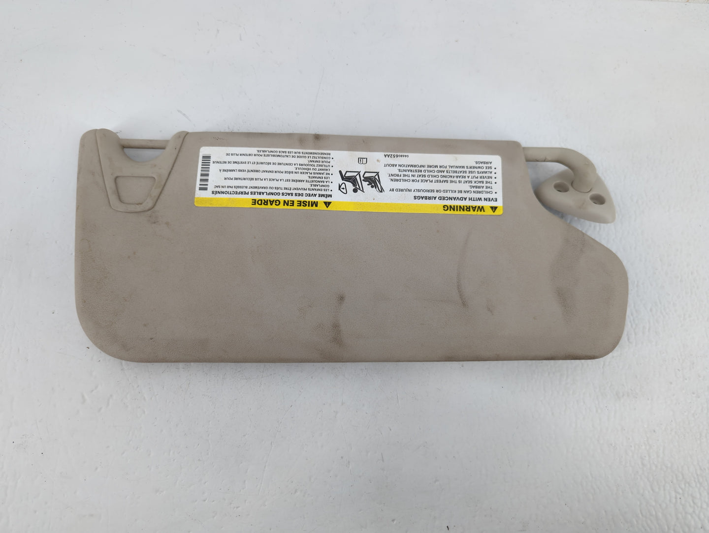 2013 Dodge Journey Sun Visor Shade Replacement Driver Left Mirror Fits OEM Used Auto Parts - Oemusedautoparts1.com