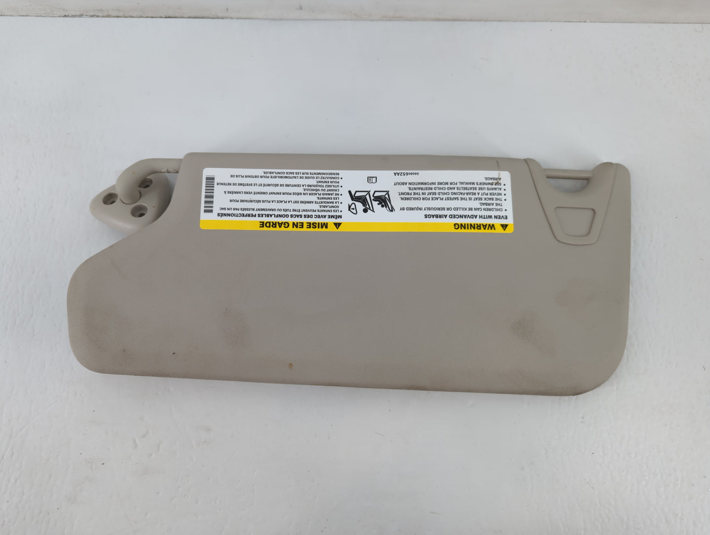 2013 Dodge Journey Sun Visor Shade Replacement Passenger Right Mirror Fits OEM Used Auto Parts - Oemusedautoparts1.com