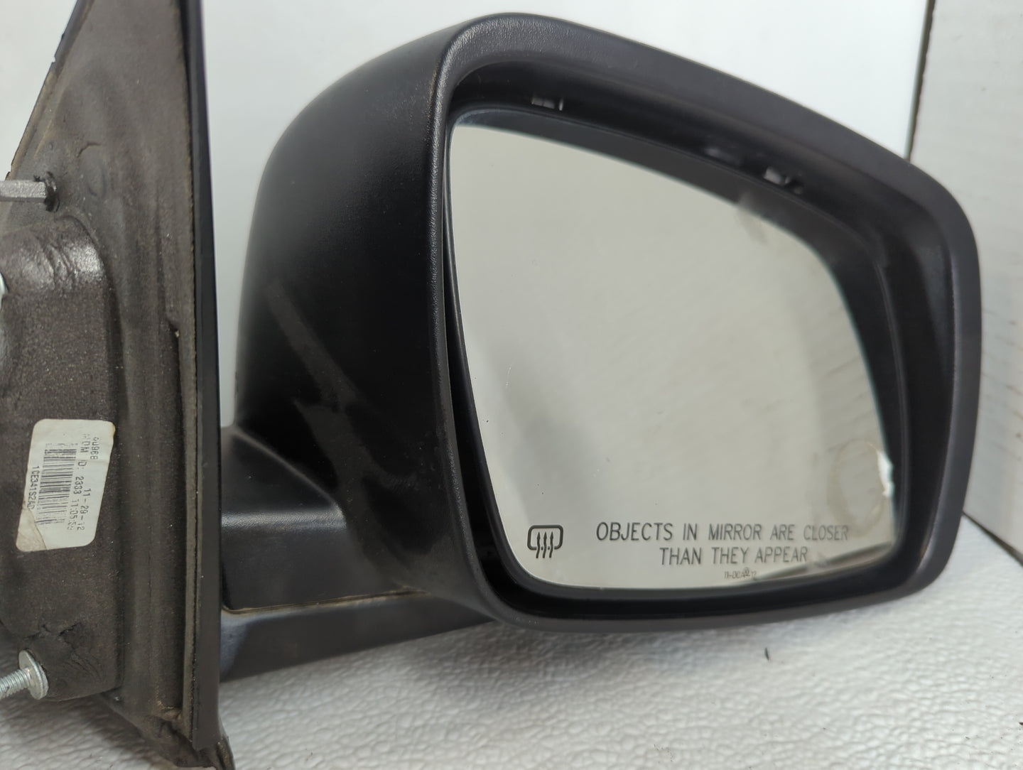 2013 Dodge Journey Passenger Right Side View Manual Door Mirror Grey - Oemusedautoparts1.com